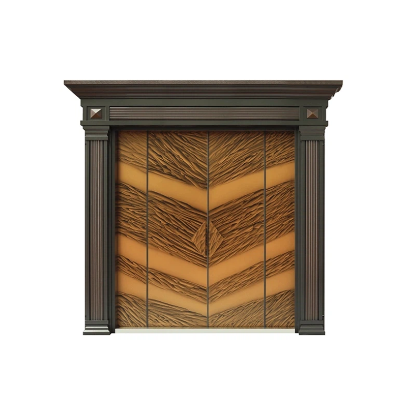 Retro Weather-Resistant Villa Exterior Door